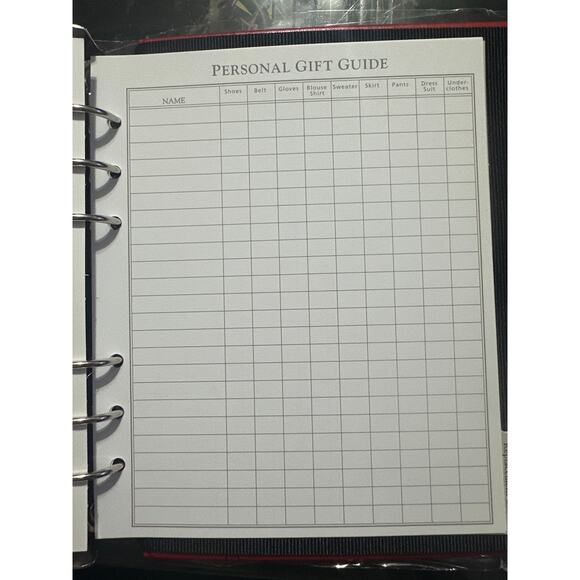 Hallmark Stationary, Address Book w/divided sections NWT sells for $24.00 In Red - Picture 9 of 9